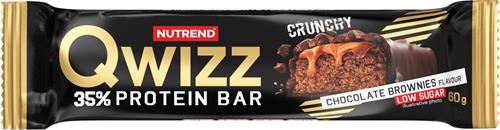 Nutrend QWIZZ protein bar 60 g, čokoládové brownies, 5ks