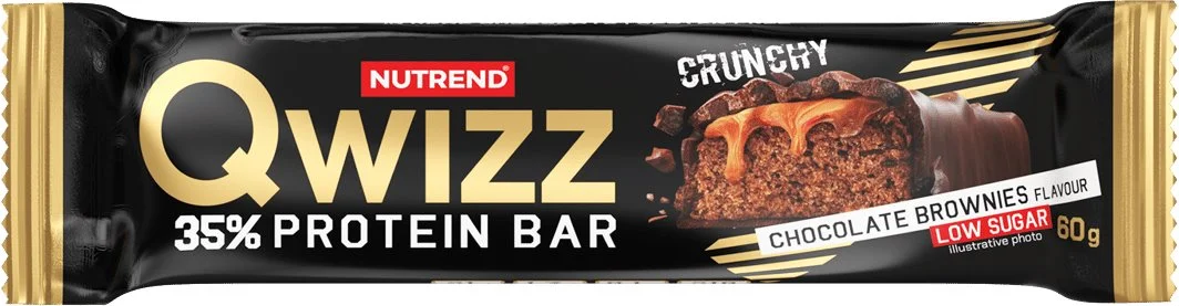 Nutrend QWIZZ proteínová tyčinka 60 g, čokoládové koláčiky, 5ks