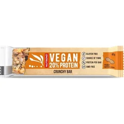 Nutrend VEGAN PROTEIN CRUNCHY bar 40 g, arašídové máslo