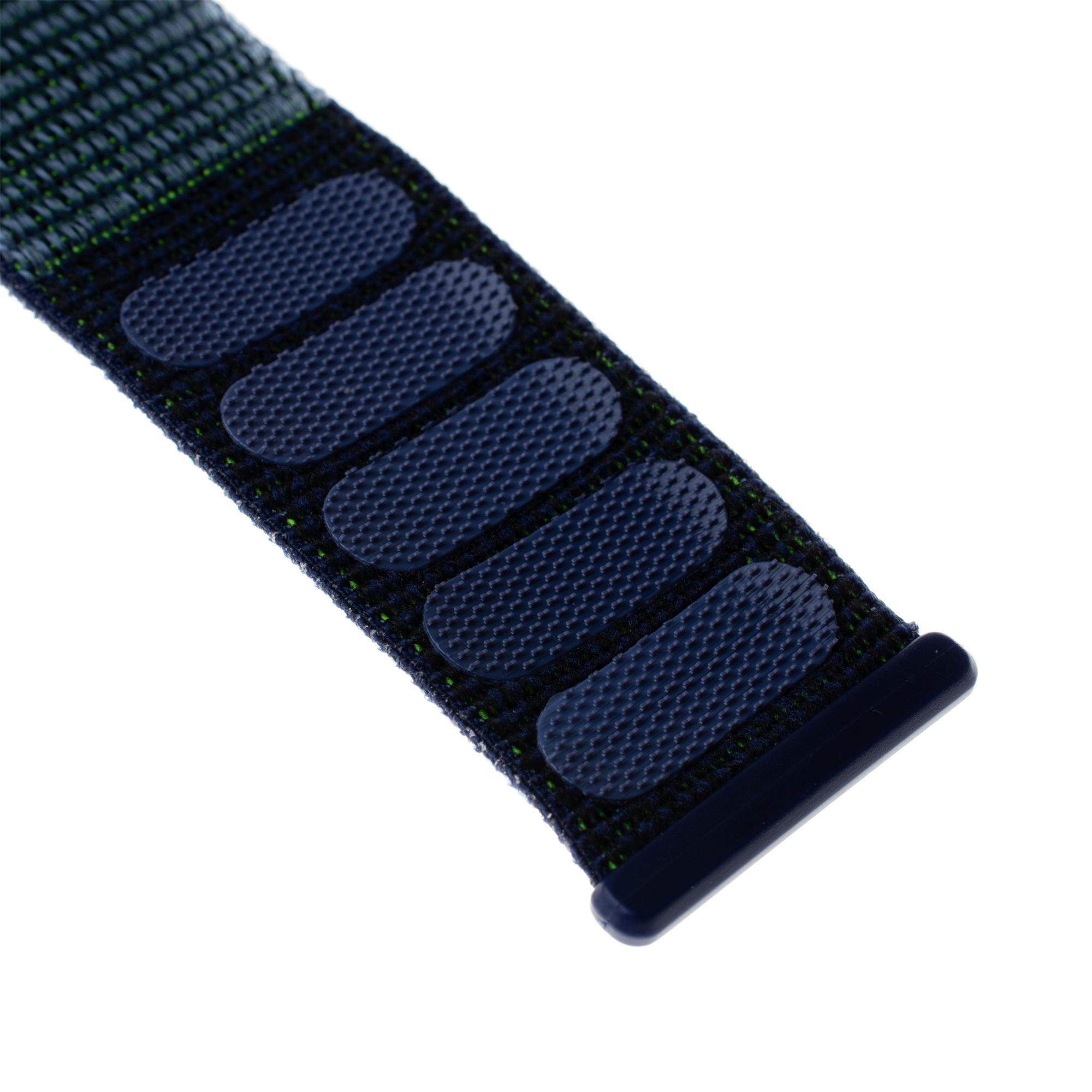 Nylonový remienok FIXED pre Apple Watch 38/40/41 mm, tmavomodrý