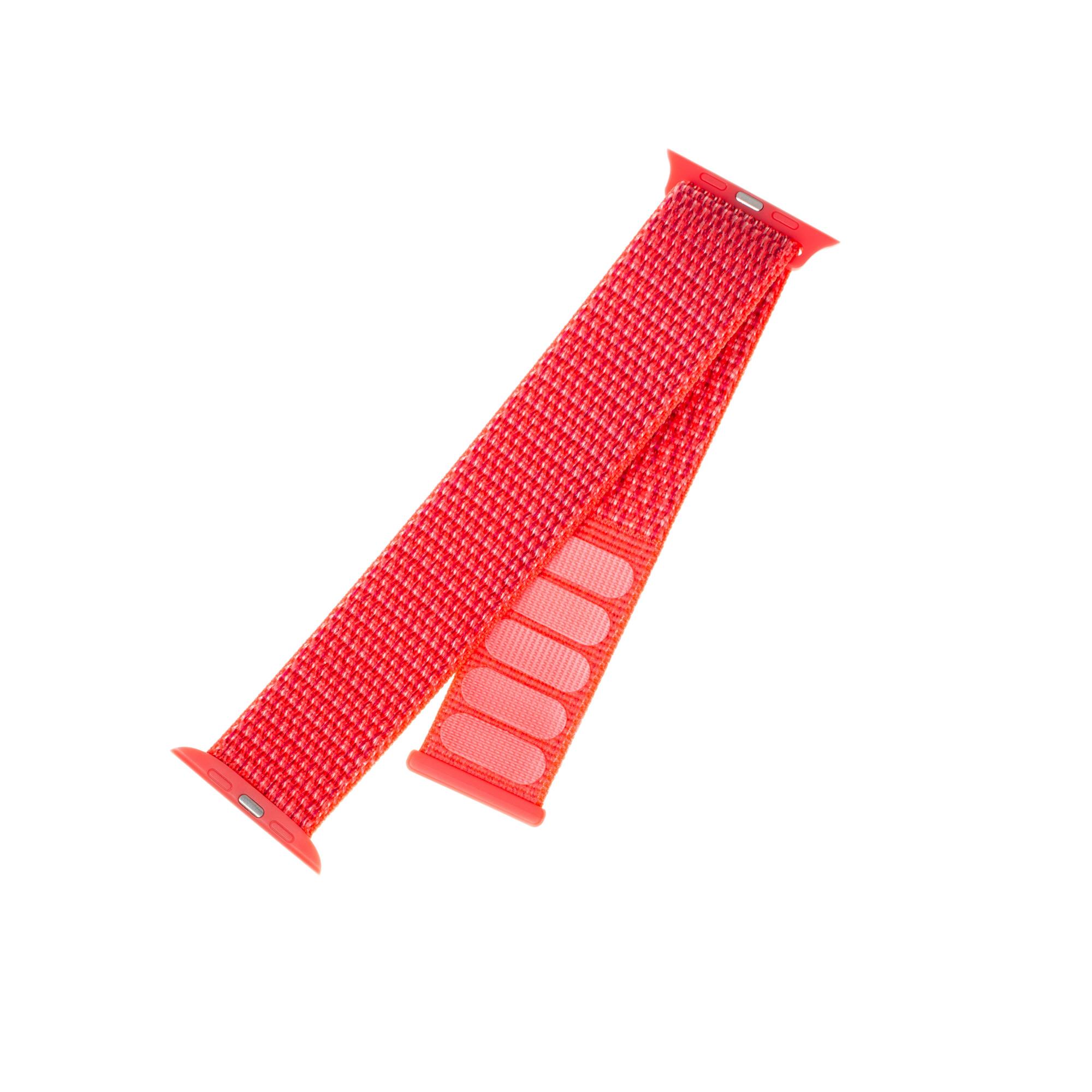 Nylonový remienok FIXED pre Apple Watch 38/40/41 mm, tmavoružový