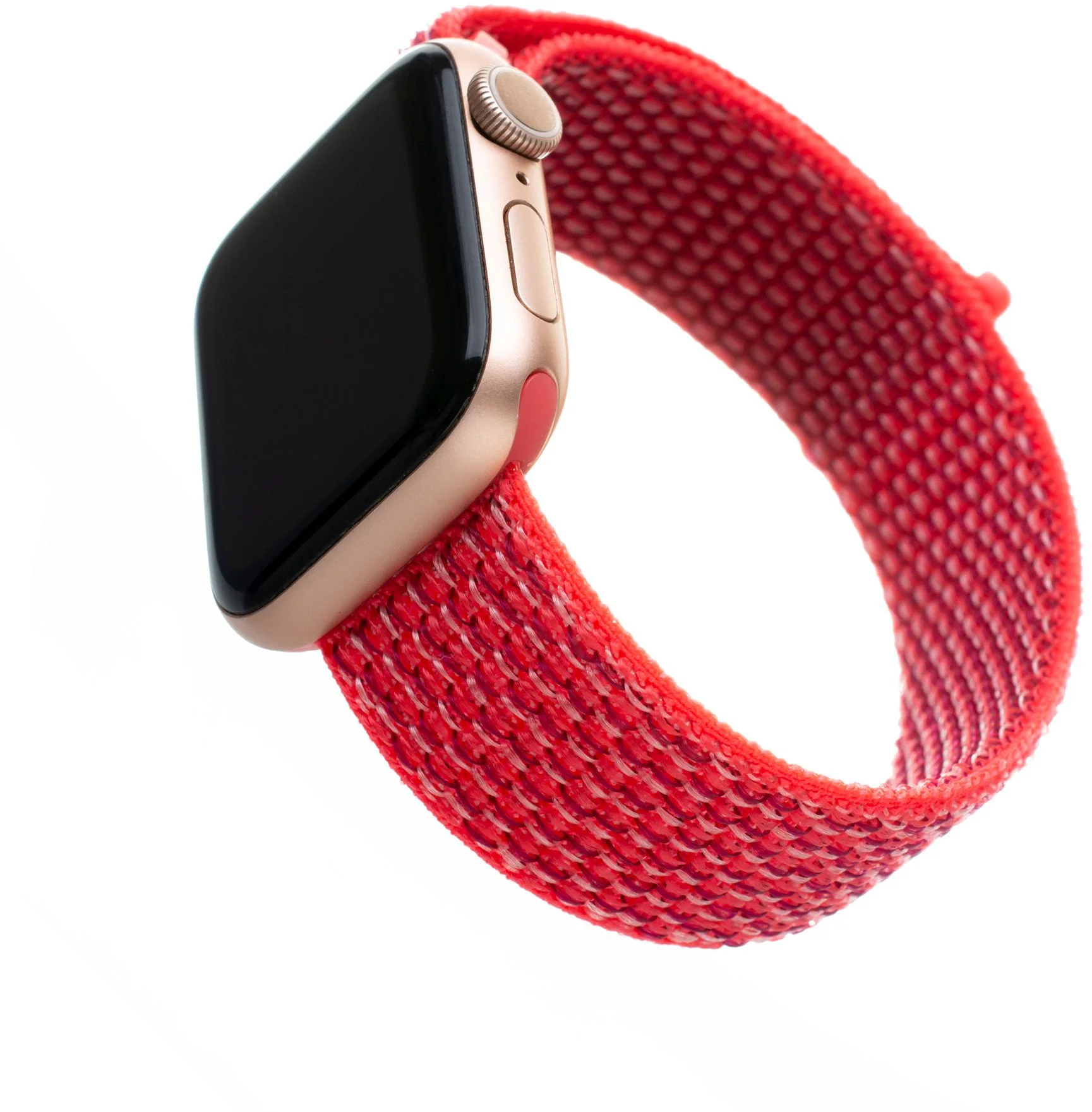 Nylonový remienok FIXED pre Apple Watch 38/40/41 mm, tmavoružový
