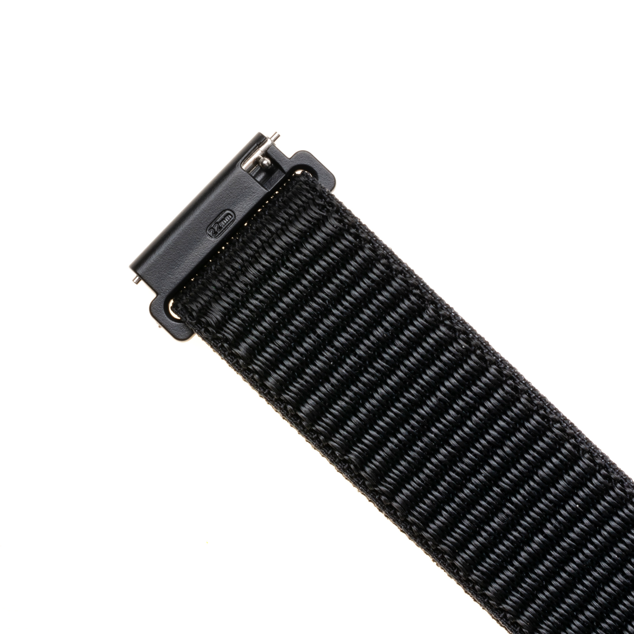 Nylonový remienok FIXED s rýchloupínaním 22 mm pre inteligentné hodinky, čierny