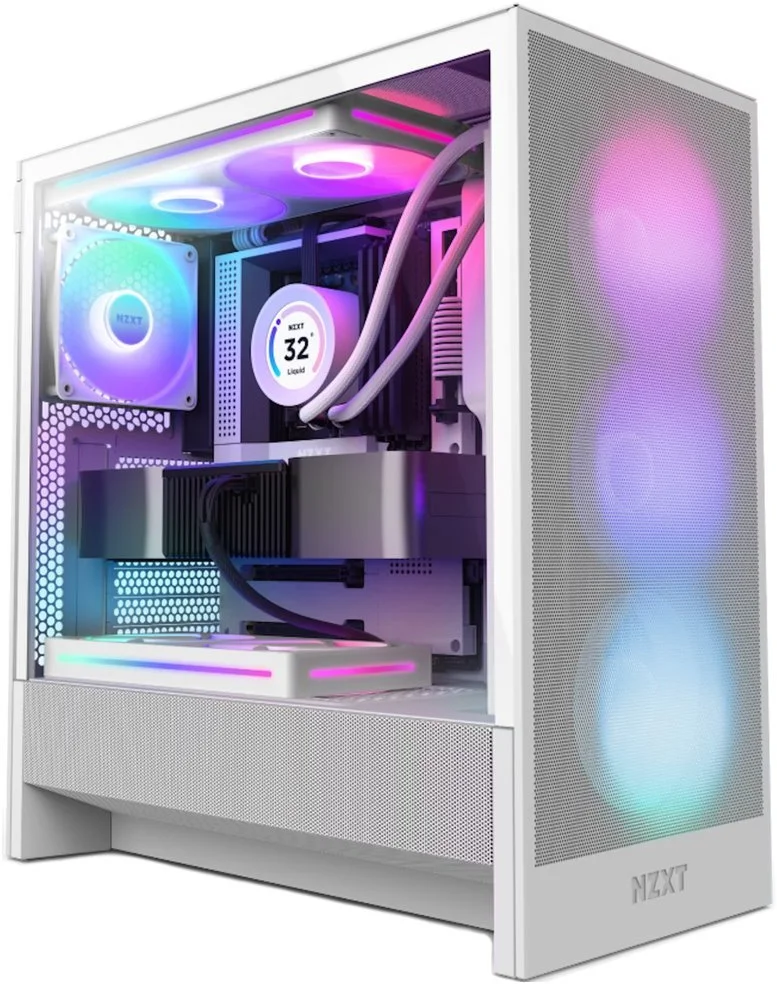 NZXT H5 Flow RGB, biela