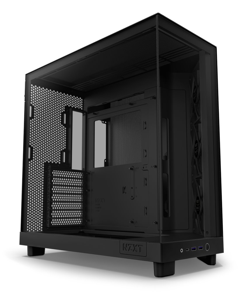 NZXT H6 Flow, čierna
