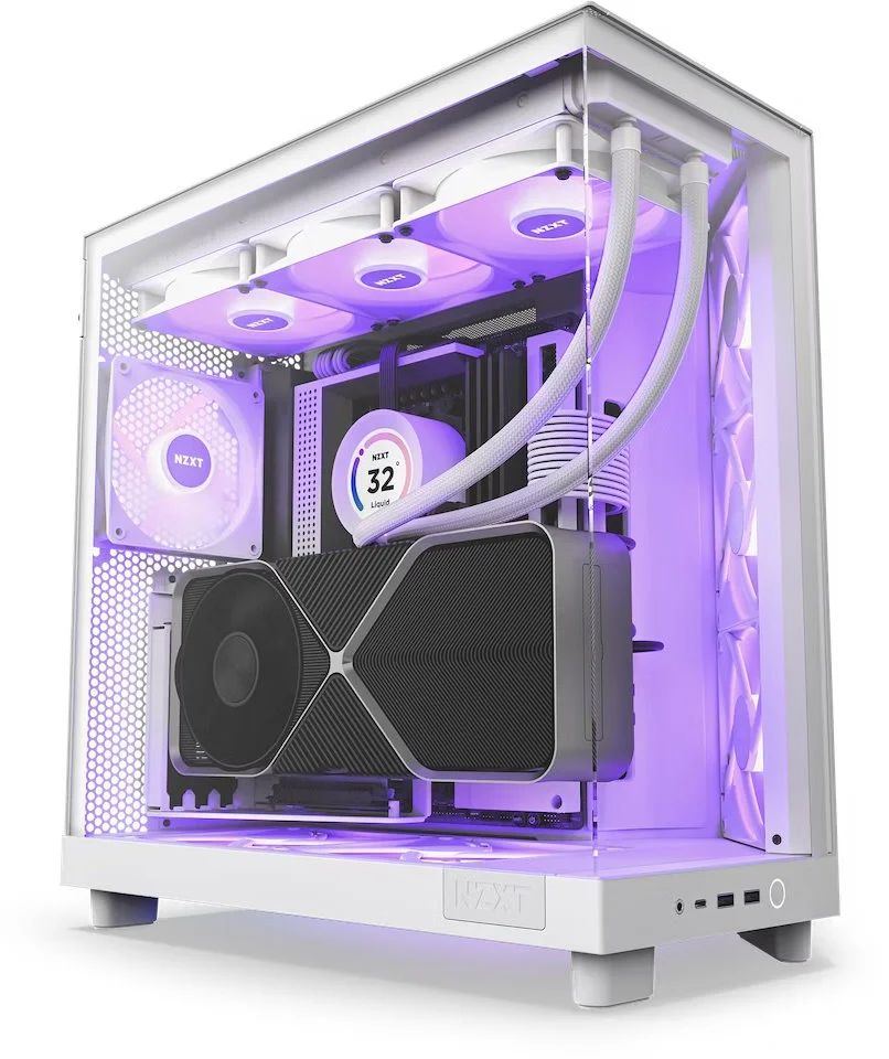 NZXT H6 Flow RGB, biela