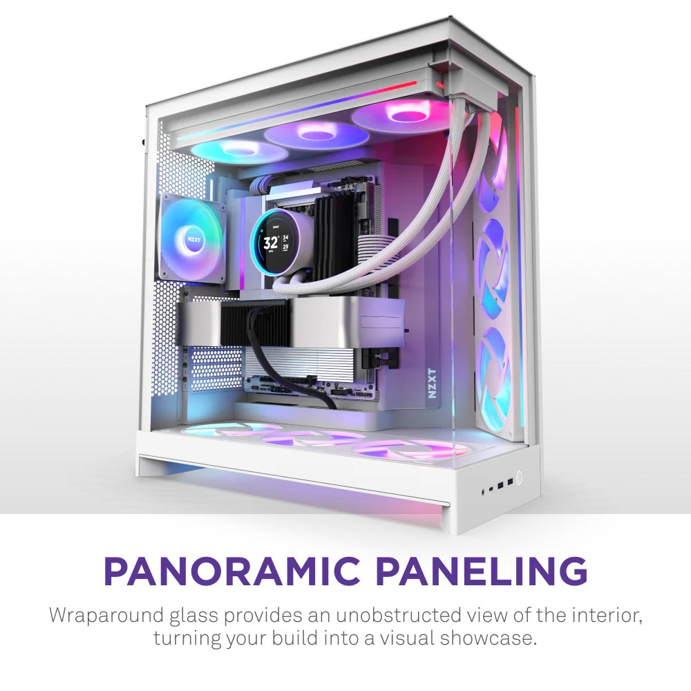 NZXT H9 Flow RGB White