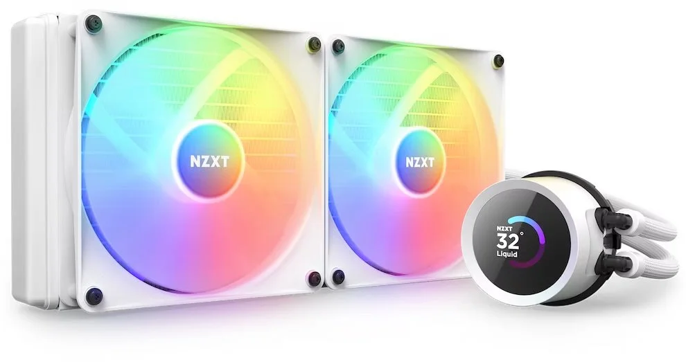NZXT Kraken 280 RGB, biela