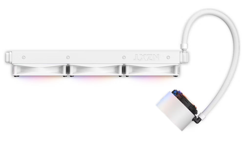 NZXT Kraken 360 ELITE RGB bílý