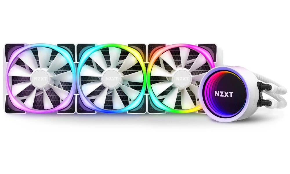 NZXT Kraken X73 RGB, bílý (RL-KRX73-RW) | TSBOHEMIA.CZ