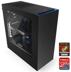 NZXT S340 černá s modrou