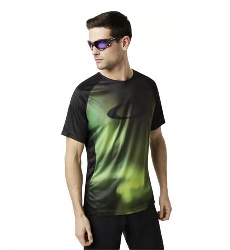 OAKLEY MTB SS TECH TEE AURORA BOREALIS, vel.M - MTB dres