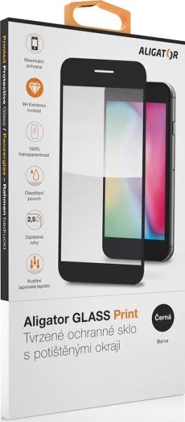 Ochrana displeje GLASS PRINT Honor X8 (5G) černá