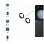 Ochranné sklo na objektív fotoaparátu FIXED Camera Glass pre Samsung Galaxy Z Flip 6, čierne