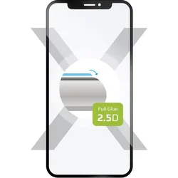 Ochranné tvrdené sklo FIXED Full-Cover pre Infinix Hot 30, lepidlo na celý displej, čierne