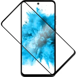 Ochranné tvrdené sklo FIXED Full-Cover pre Motorola Moto G15/Power, čierne