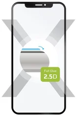 Ochranné tvrdené sklo FIXED Full-Cover pre Xiaomi Redmi Note 9 4G/ 9 Power, lepenie cez celý displej, čierne FIXGFA-659-BK