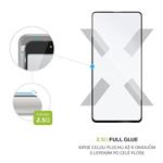 Ochranné tvrdené sklo Full-Cover pre Samsung Galaxy A52/A52 5G/A52s 5G, lepenie cez celý displej, čierne FIXGFA-627-BK