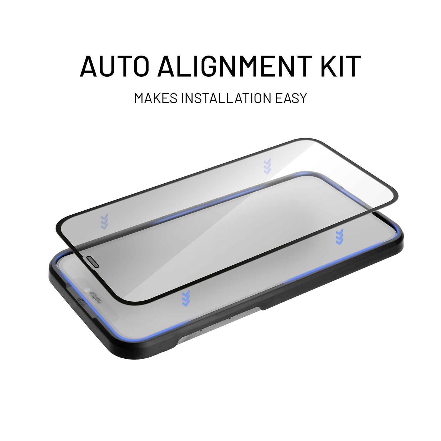 Ochranné tvrzené sklo FIXED 3D Full-Cover s aplikátorem pro Apple iPhone 7/8/SE(2020/2022), černé