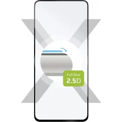 Ochranné tvrzené sklo FIXED Full-Cover pro Honor X8, lepení přes celý displej, černé