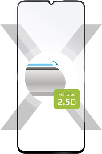 Ochranné tvrzené sklo FIXED Full-Cover pro Xiaomi Mi10 Lite, lepení přes celý displej, černé