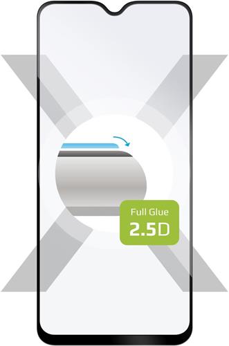 Ochranné tvrzené sklo FIXED Full-Cover pro Xiaomi Redmi 9T, lepení přes celý displej, černé