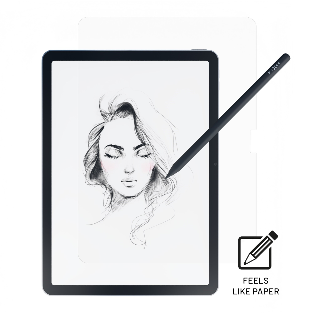 Ochranné tvrzené sklo FIXED PaperGlass Screen Protector pro Apple iPad Pro 13" (2024)/M5 (2025), čiré