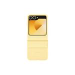 Ochranný kryt Samsung z vegánskej kože pre Z Flip6 Yellow