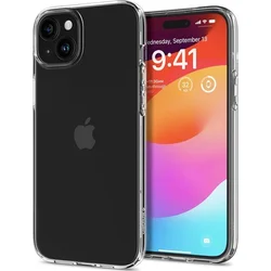 Ochranný kryt Spigen Crystal Flex pre iPhone 15 priehľadný