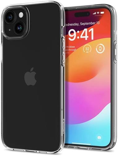 Ochranný kryt Spigen Crystal Flex pro iPhone 15 transparentní