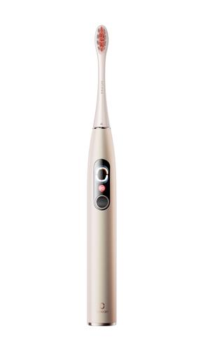 Oclean X Pro Digital Set Silver pouzdro a sonický kartáček, zlatý