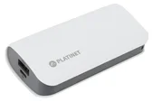 Omega Platinet 5200mAh kožená, bílá PMPB52LW