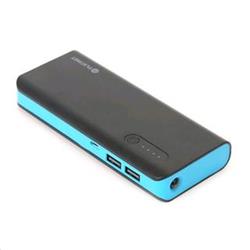 OMEGA powerbank 8000mAh Mini s LED svítilnou, černo-modrá