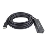 Opakovač a predlžovací kábel PremiumCord USB-C samec - samica, 5Gb/s 5 m