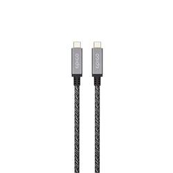 Opletený kábel Epico Thunderbolt 4 - vesmírne sivý, 1,5 m