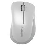 Optická bezdrôtová myš CANYON MW-11PW, 1200 dpi, 3 tl, USB prijímač, biela perleť