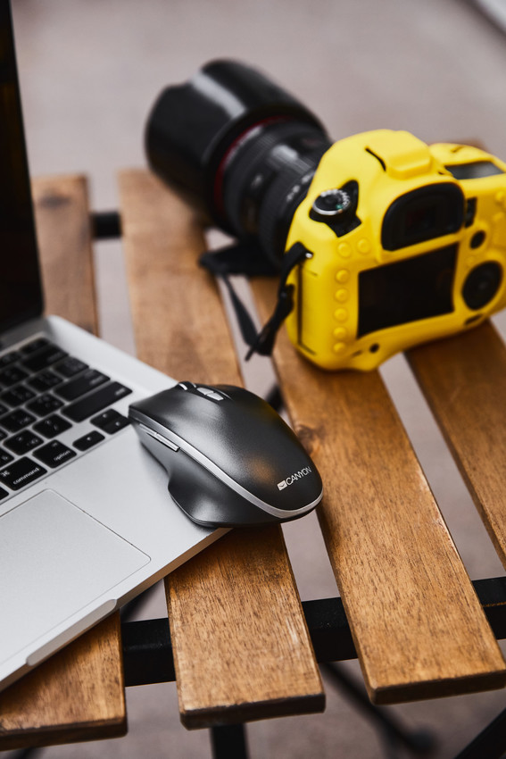 Optická bezdrôtová myš CANYON MW-21DG, tmavosivá