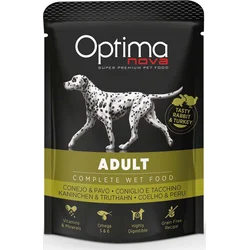 OPTIMAnova Adult Rabbit & Turkey, kapsa 300 g (12 ks)
