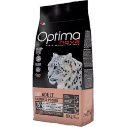 OPTIMAnova Cat Salmon & Potato GF 8 kg granule pro kočky
