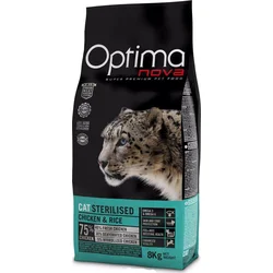 OPTIMAnova Cat Sterilised 8 kg granule pro kastrované kočky