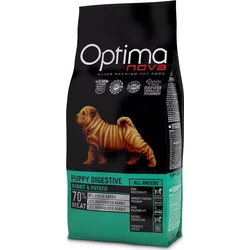OPTIMAnova Dog Puppy Digestive Rabbit & Potato GF 2kg granule pro štěňata