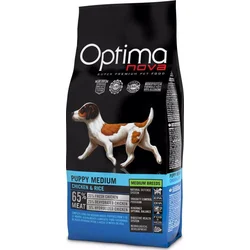 OPTIMAnova Dog Puppy Medium Chicken & Rice 2kg granule pro štěňata
