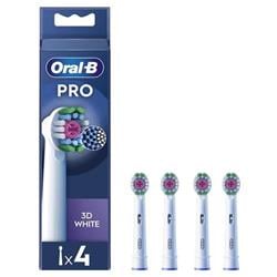 Oral-B EB 18-4 PRO 3D White Náhradní hlavice, 4 ks