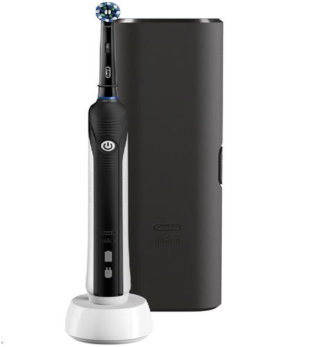 Oral-B PRO 750 Black Cross Action + cestovní pouzdro