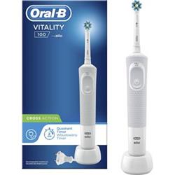 Oral-B VITALITY 100 CROSS ACTION White - Péče o zuby, zubní kartáčky