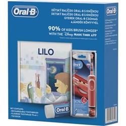 Oral-B Vitality Kids D100 Cars + zub. pasta + knížka CZ - Péče o zuby, zubní kartáčky