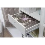 Organizér do zásuvky Compactor "Rivoli" 40 x 40 x 9 cm, 16 přihrádek, hnědý