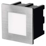 Orientačné zapustené svietidlo LED AMAL 80×80, 1,5 W tep. Biela, IP65