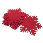Orion Podložka polyester SPOT 13,5 cm priemer červená, 6 ks