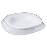 Orion Sada jídelní porcelánová Čárky 18 ks, hranatá 